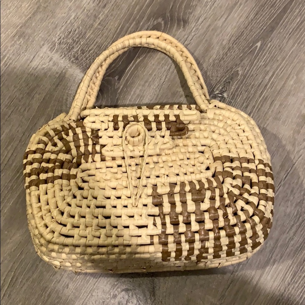 Beach straw bag